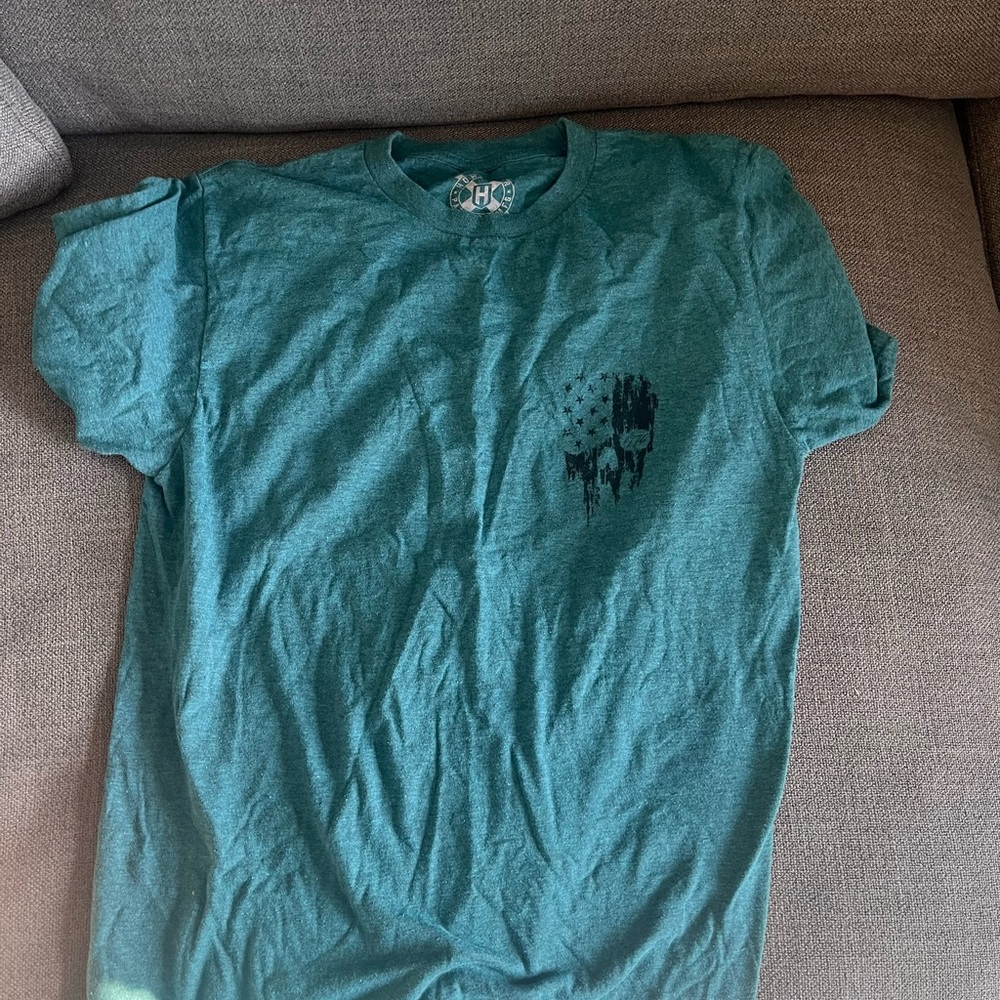 Men's Teal Graphic T-Shirt